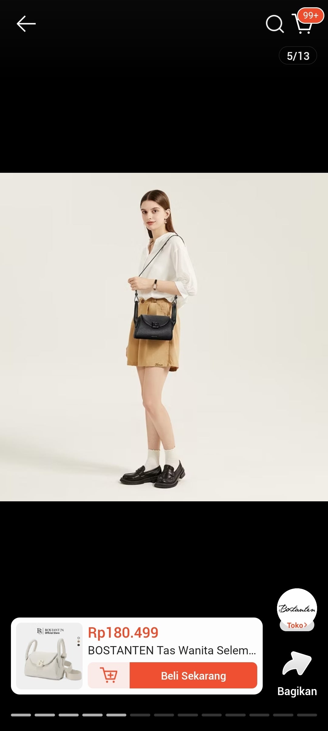 Bostanten - woman handbag big capacity sling bag